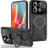 Marsilyan™- Xiaomi Redmi Note 13 Pro 5g Kılıf Joy Lens Standlı Kapak - Siyah