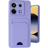 Marsilyan™- Xiaomi Redmi Note 13 Pro 5g Kılıf Kelvin Kartvizitli Silikon - Lila