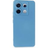 Marsilyan™- Xiaomi Redmi Note 13 Pro 5g Kılıf Nano Içi Kadife Silikon - Mavi