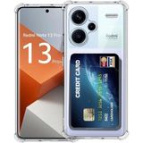 Marsilyan™- Xiaomi Redmi Note 13 Pro Plus Kılıf Kart Şeffaf Silikon - Şeffaf