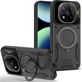 Marsilyan™- Xiaomi Redmi Note 14 Pro 5g Kılıf Joy Lens Standlı Kapak - Siyah