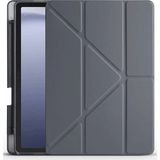 Marsilyan Xiaomi Redmi Pad Pro 12.1 Kılıf Kalemlikli Mars Tablet Kılıfı - Koyu Gri - Renkli