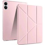 Marsilyan Xiaomi Redmi Pad Pro 12.1 Kılıf Kalemlikli Mars Tablet Kılıfı - Rose Gold
