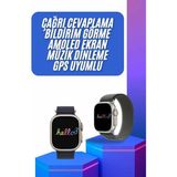 Marsilyan Yeni Nesil 3 Kordonlu Kol Saati 49 mm Amoled Ekran Akıllı Saat - 35 - 48 mm - 1 - Renkli