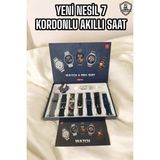Marsilyan Yeni Nesil Akıllı Saat 2024 Model Uyku ve Sağlık Takibi Bluetooth Bağlantılı - 01P-Pembe