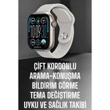 Marsilyan Yeni Nesil Akıllı Saat Arama Cevaplama Gps Takibi Adımsayar Nfc Özelliği - 35 - 48 mm - 1 - 01P-Pembe