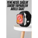 Marsilyan Yeni Nesil Akıllı Saat Çağrı Cevaplama Müzik Dinleme Plastik Kordon Mesaj Bildirimleri - 01P-Pembe