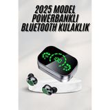 Marsilyan Yeni Nesil Bluetooth Kulaklık Çağrı Cevaplayabilen Dijital Göstergeli Powerbankli - 1