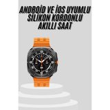 Marsilyan Yeni Nesil Çağrı Cevaplayabilen 47 mm Titreşimli Çok Fonksiyonlu Akıllı Saat - 01P-Pembe