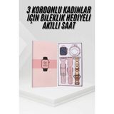 Marsilyan Yeni Nesil Kadın Akıllı Saat Rose Gold Android ve Ios Uyumlu - 1 - Renkli