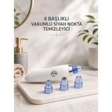 Marsilyan Yeni Nesil Vakumlu Pilli Siyah Nokta ve Yüz Temizleme Cihazı 4 Başlıklı - Renkli - standart