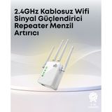 Marsilyan- Yüksek Hızlı Parazit Önleyici Wifi Repeater Router