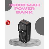 Marsilyan Yüksek Kapasiteli Powerbank Hızlı Şarj ve Kablosuz Destekli - Renkli - standart