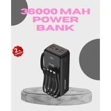 Marsilyan Yüksek Kapasiteli Powerbank Hızlı Şarj ve Kablosuz Destekli - Renkli