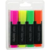 Marsilyan Yuma YM-792-4 792-T-Y-S-P 4pcs Fosforlu Kalem Turuncu - Yeşil - Sarı - Pembe (4887) - Renkli - 1