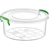 Marsilyan- Yuvarlak Saklama Kutusu 2.4 Litre - Renkli - standart