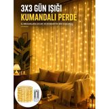 Marsilyan Zaman Ayarlı 8 Modlu Günışığı Perde LED Işık USB Çalışma Yeni Nesil - Renkli - 1