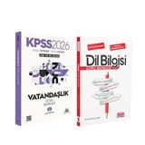 Marsis Yayınları 2026 Kpss Vatandaşlık Ve Akm Dil Bilgisi Soru Bankası Seti 2 Kitap