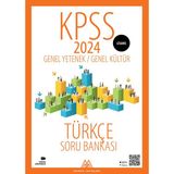 Marsis Yayınları KPSS GK-GY Türkçe Soru Bankası