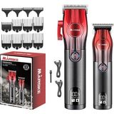 Marske MS-5055 Profesyonel Saç & Sakal Traş Makinesi Seti Kırmızı