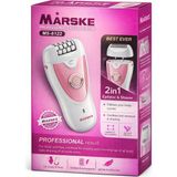 Marske MS-6122 2\'si 1 Arada Profesyonel Kadın Epilatörü & Tıraş Makinesi - Pembe