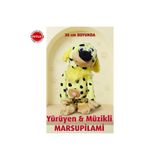 Marsupilami Uzunkuyruk Peluş Oyuncak - Yürüyen Sesli Müzikli Peluş Oyuncak Huba Huba