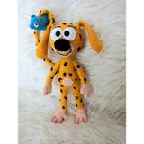 Marsupilami Ve Baligi Amigurumi Organik Oyuncak