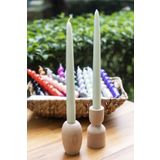 M'art Home Açık Yeşil İkili Şamdan Mum