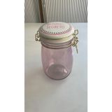 mart Home Cam 1000 Ml. Kilitli Pembe Saklama Kavanozu - 1 Adet