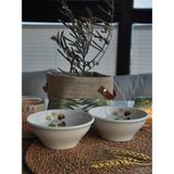 M'art Home Hisar Hazelnut Porselen 2 Li Kase 14 cm