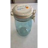 M'art Home Mavi 1500 Ml. Kilitli Saklama Kavanozu - 1 Adet
