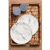M'art Home Mix and Match 2'li Marble Pasta Tabağı