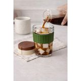 M'art Home Pinmoo Mocha Bardak ve Buz Kalıbı - Kahverengi - 400 ml