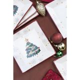 M'art Home Yılbaşı Serisi 6 Lı Kare Pasta Tabağı