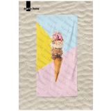MARTE HOME İCE CREAM / DONDURMA - BASKILI PLAJ HAVLUSU