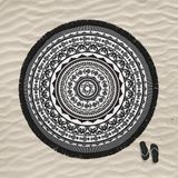 Marte Home Mandala 4 Yuvarlak Plaj Havlusu - SEÇ