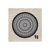 MARTE HOME Mandala 4 Yuvarlak Plaj Havlusu