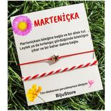 Marteniçka Gold Renk Fil Kadın & Erkek İkili Dilek & Şans Bileklik