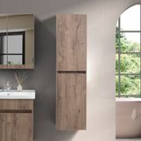 Martha Life Mona 140 cm Kahverengi %100 Mdf Banyo Boy Dolabı