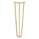 Martı 71 Cm Gold Altın Metal Masa Ve Sehpa Ayağı Tekli Dayanıklı Mobilya Yükseltici Destek Modeli