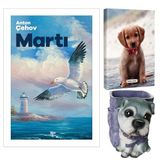 Martı - Anton Çehov ve Dekoratif Köpek Kalemlik - Masum Köpek Planlama Defteri