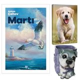 Martı - Anton Çehov ve Dekoratif Köpek Kalemlik - Mutlu Prens Planlama Defteri