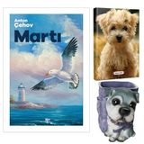 Martı - Anton Çehov ve Dekoratif Köpek Kalemlik - Neşeli Yüz Planlama Defteri