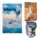 Martı - Anton Çehov ve Dekoratif Köpek Kalemlik - Pamuk Şeker Planlama Defteri