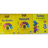 Martı Okul 8. Sınıf Fen Bilimleri+Matematik Planlı Ders Föyü+Türkçe Soru Bankası
