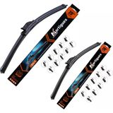 Martigues Golf 6 Silecek Takımı 2008-2012 Uyumlu 600Mm + 450Mm (10 Aparatlı)