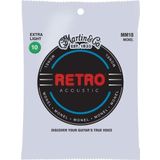 Martin Co Retro Mm10 Nickel Alloy Extra Lt 10-47 Akustik Gitar Teli