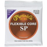 Martin MFX775 11-52 Akustik Gitar Teli Flexible Core 92/8 Phosphor Bronze Custom Light