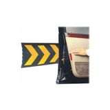 martin morris Trafik Otopark Kauçuk Duvar Koruma 80x22cm Köşe Kolon Ve Duvar Koruyucu Reflektörlü
