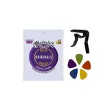 Martin Müzik M175, 80/20 Bronz,Akustik Gitar Takım Teli 3'Lü Set